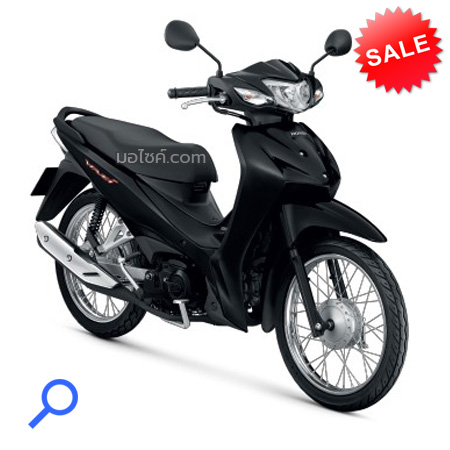 Wave110i สตาร์ทเท้า ดรัมเบรก ล้อซี่ลวด สีดำ BLK Honda